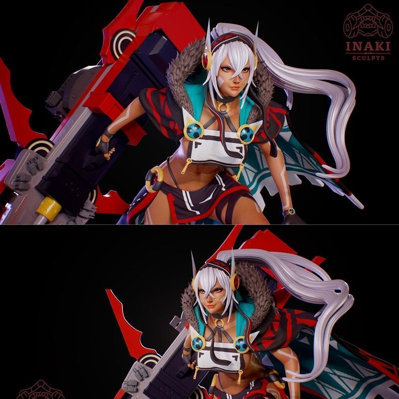明尼阿波利斯 《碧蓝航线》因基 3D打印模型|Minneapolis – Azur Lane – Inaki Sculpts – 3D Print Model STL
