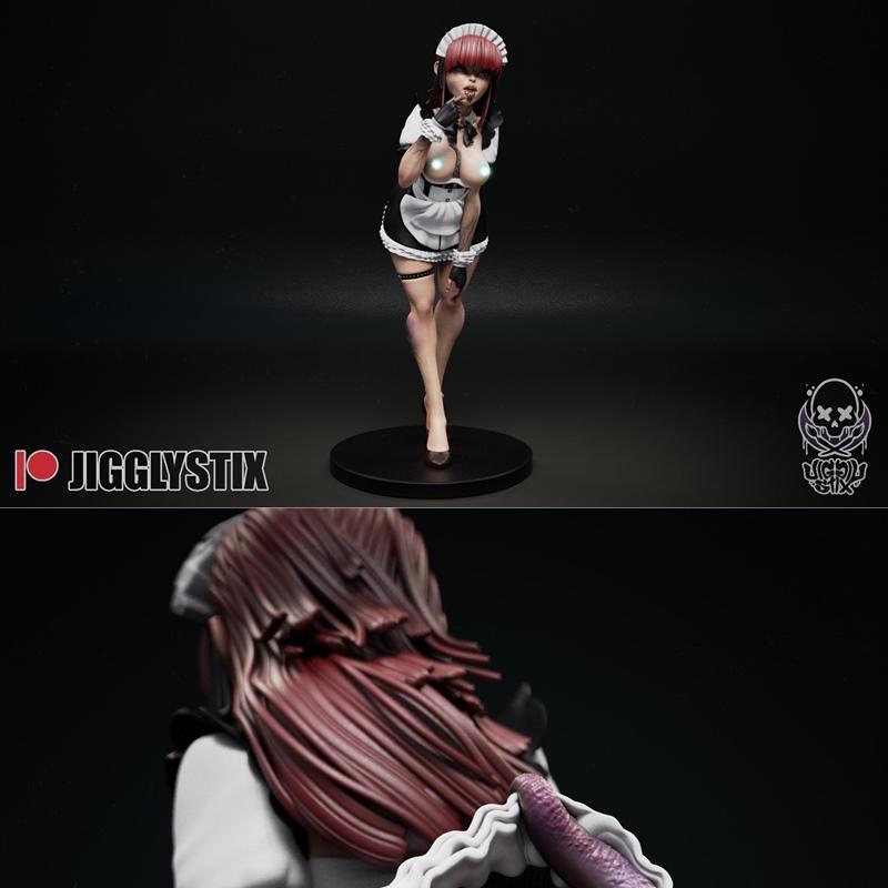 Jigglystix 3D打印模型：诡异女巫|Eldritch Maid – Jigglystix – 3D Print Model STL