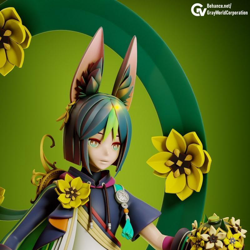 Tignari - 3D打印模型 - 动漫游戏角色雕塑|Tignari – 3D Print Model STL