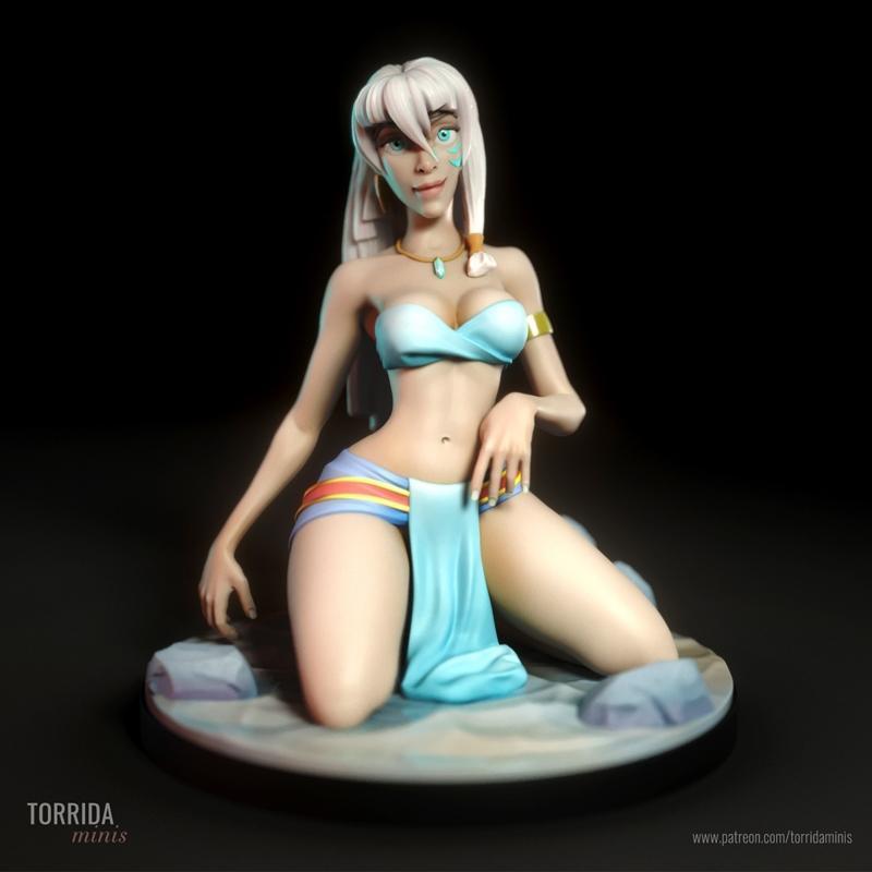 Kida 热情迷你款 3D打印模型|Kida – Torrida Minis – 3D Print Model STL