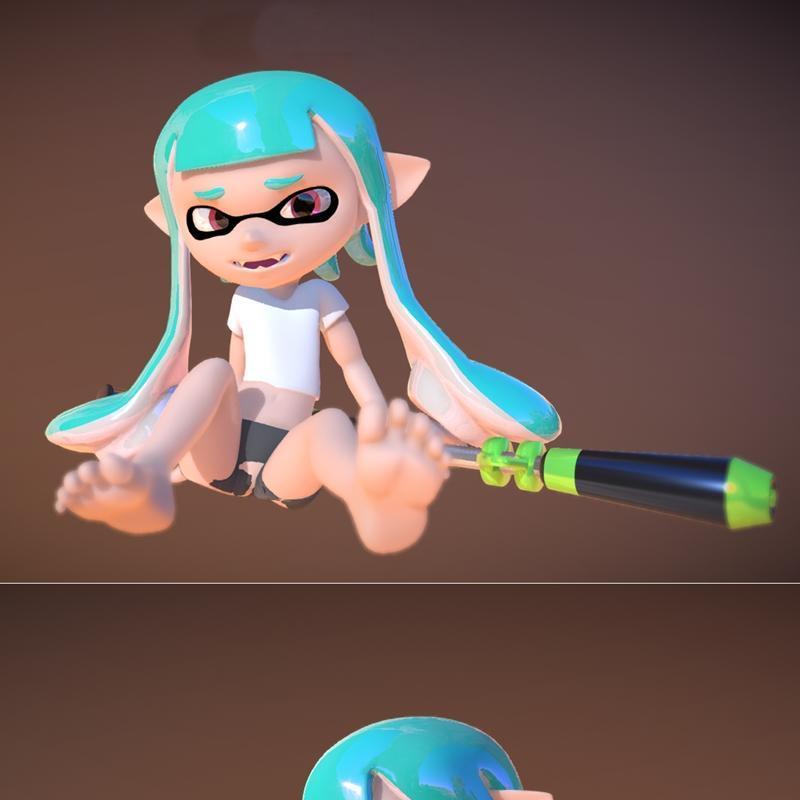 Linking Girl 3D打印模型|LInkling Girl – 3D Print Model STL