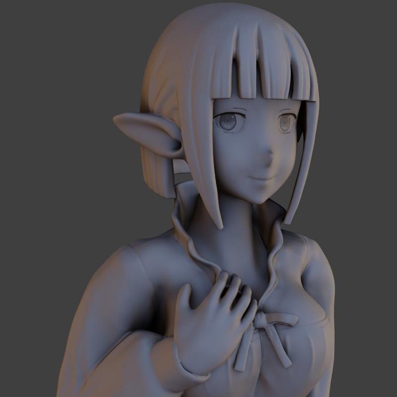 Eina Tulle——丹特丽安的药剂师 3D打印模型|Eina Tulle – Danmachi – 3D Print Model STL