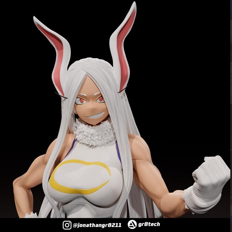 我的英雄学院 3D打印模型|Mirko Hero My Academia – 3D Print Model STL