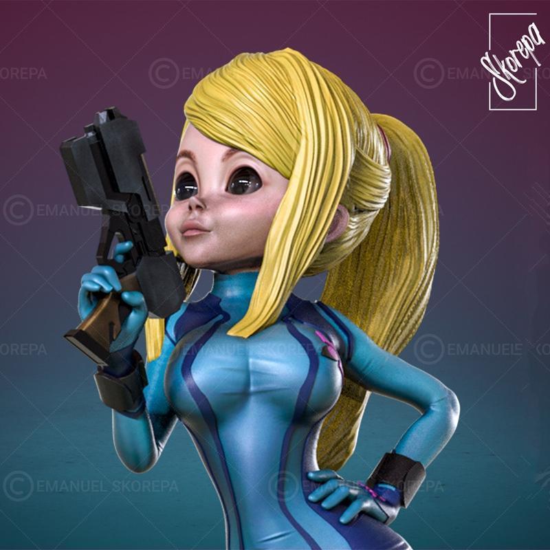 Samus灯 – 3D打印模型|Samus Lamp – 3D Print Model STL