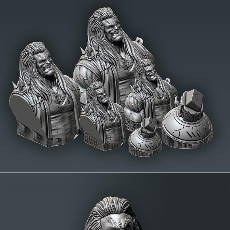 Eastman Lobo 3D打印模型|Eastman Lobo bust – 3D Print Model STL