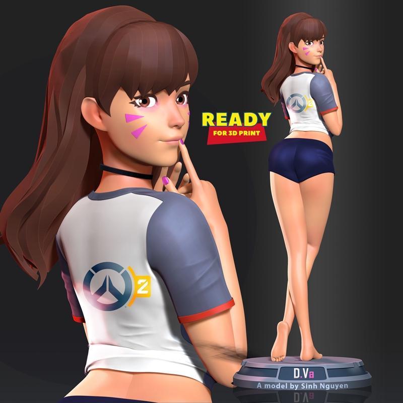 DVa 3D打印模型 STL|DVa – Fanart – 3D Print Model STL
