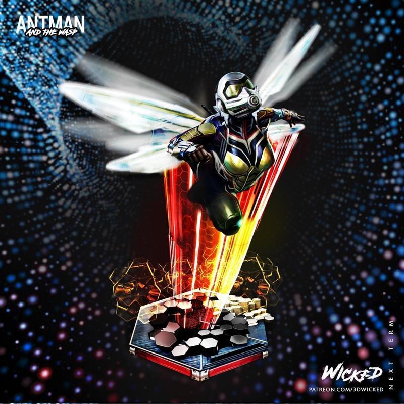 WICKED——毒蜂雕像 3D打印模型|WICKED – The Wasp Statue – 3D Print Model STL