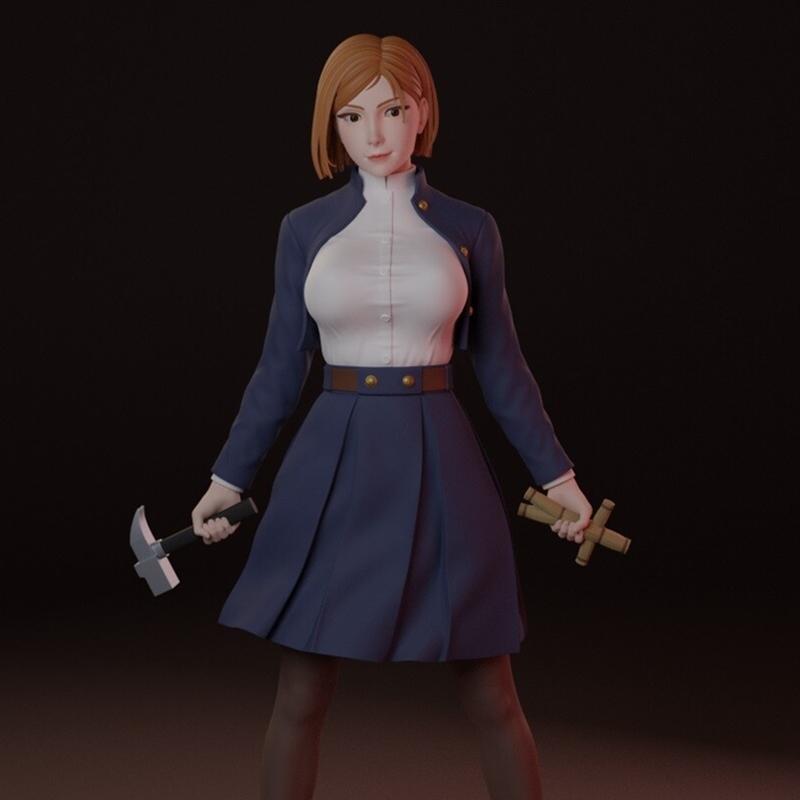 咒术回战 - 野村露娜 - 3D打印模型|Jujutsu Kaisen – Kugisaki Nobara – 3D Print Model STL