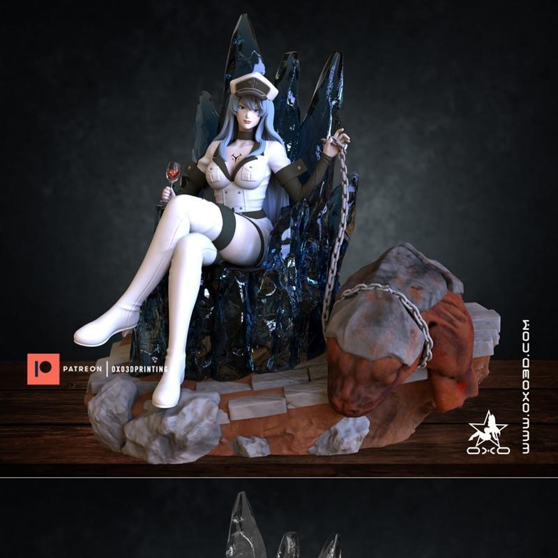 OXO3D - Esdeath - 3D打印模型|OXO3D – Esdeath – 3D Print Model STL