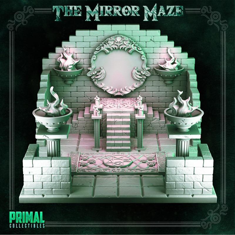 原始标题中的“Primal Collectibles – Iron Door and Porticullis and Sanctrum Room – 3D Print Model STL”  
提取作品与角色名称部分：“Iron Door and Porticullis and Sanctrum Room”  
该名称看似为建筑结构或场景名称，结合“3D打印模型”可推测为某款游戏或动漫中的场景复刻，如《战神》《黑暗之魂》《上古卷轴》等中常见元素，其中“Sanctrum Room”可能为“圣堂房间”或“神殿房间”，“Iron Door”为铁门，“Porticullis”为中世纪铁制门廊或防御门，整体风格偏向奇幻或中世纪背景。

结合中文语境和3D模型命名习惯，拟定如下中文标题：

**圣堂房间与铁门铁廊3D打印模型**|Primal Collectibles – Iron Door and Porticullis and Sanctrum Room – 3D Print Model STL