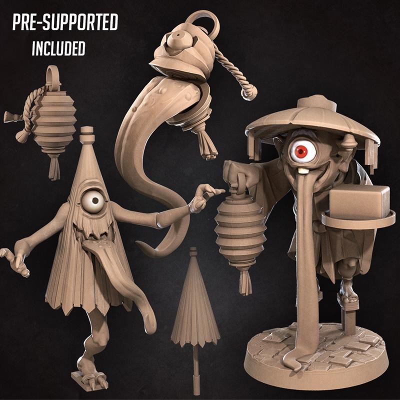 咬牙切齿——妖怪套装 3D打印模型|Bite the Bullet – Yokai Pack – 3D Print Model STL