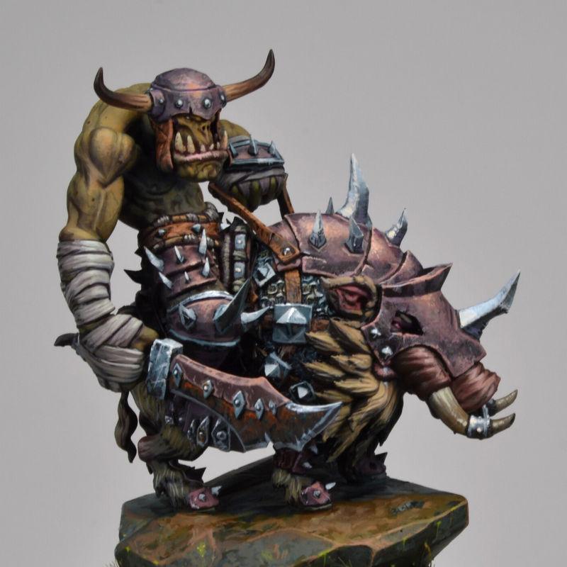 orc boar rider 3D打印模型|Orc Boar Rider – 3D Print Model STL