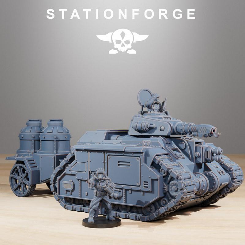 Station Forge - GrimGuard火焰坦克3D打印模型|Station Forge – GrimGuard Flame Tank – 3D Print Model STL