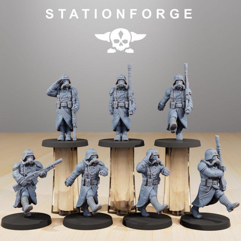 Station Forge - 哥布林守卫行进姿态 3D打印模型|Station Forge – Grimguard Marching Poses – 3D Print Model STL