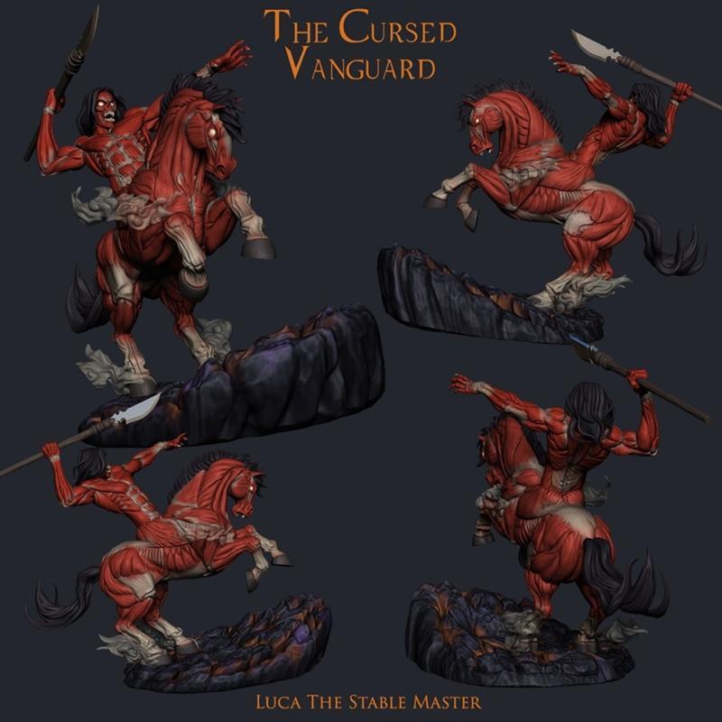 ronin艺术工坊 - 骑士卢卡 - 3D打印模型|Ronin Arts Workshop – Horseman Luca – 3D Print Model STL