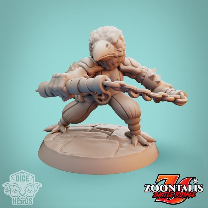骰子头——暗影 rogue 与暗影猎手 3D打印模型|Dice Heads – Raven Rogue and Raven Ranger – 3D Print Model STL