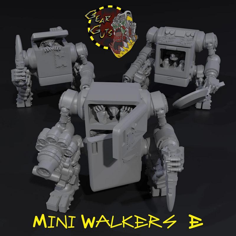 Mini Walkers E 3D打印模型|Mini Walkers E – 3D Print Model STL
