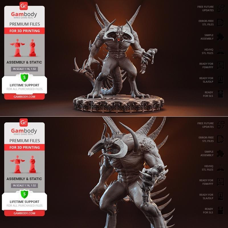 《暗黑2经典 3D打印模型》|Diablo II Classic – 3D Print Model STL