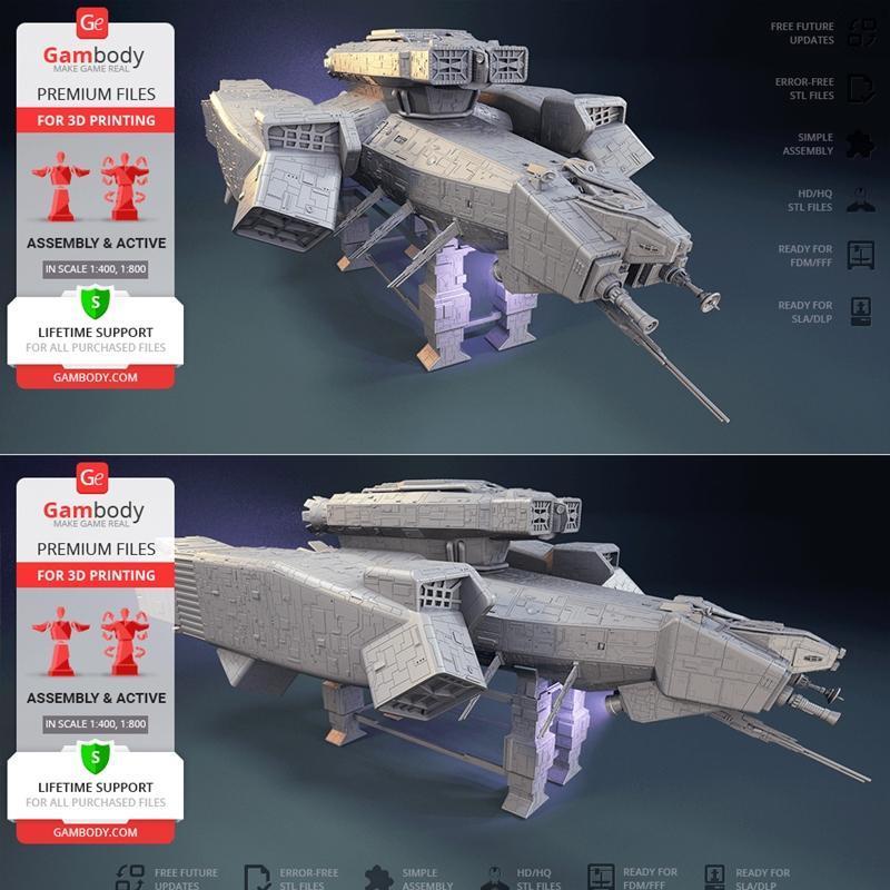 USCSS诺斯罗普 3D打印模型|USCSS Nostromo – 3D Print Model STL