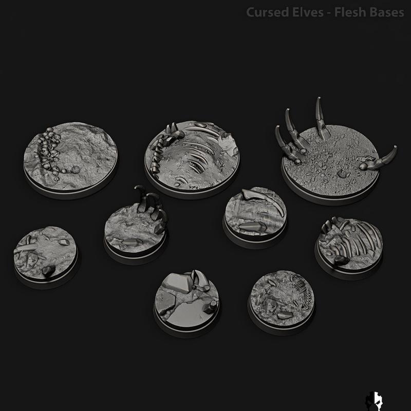 诅咒精灵肉身 - 3D打印模型|Cursed Elves Flesh – 3D Print Model STL