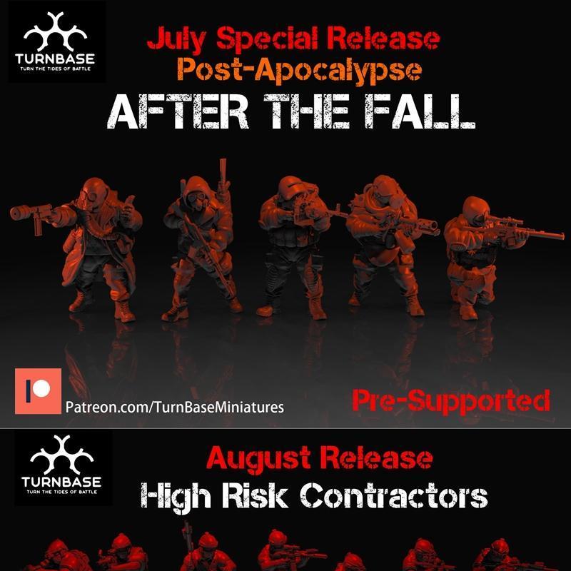 TurnBase迷你模型集——3D打印动漫角色模型|TurnBase Miniatures Collection – 3D Print Model STL