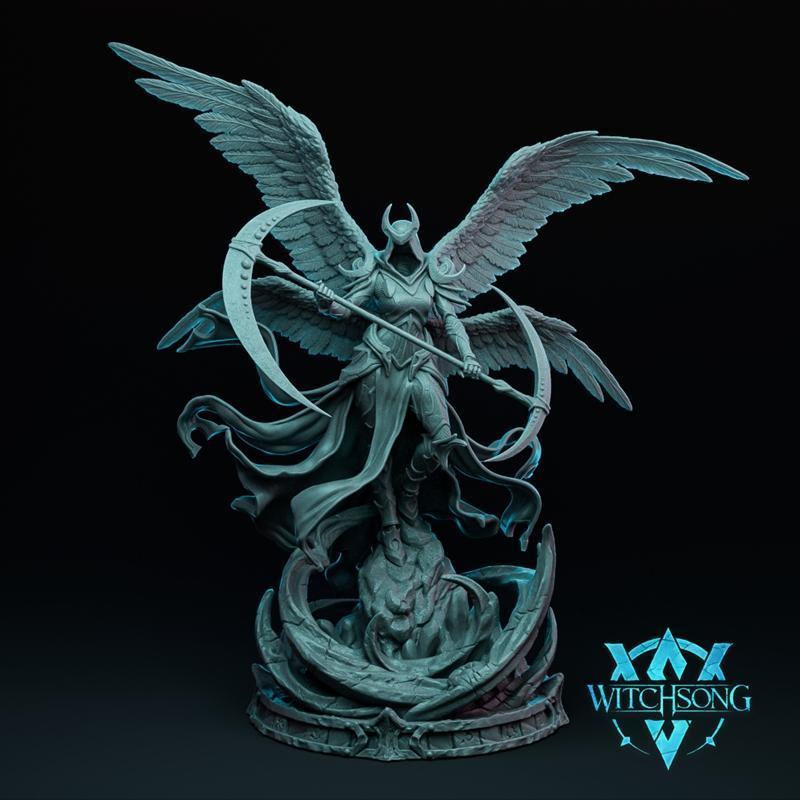 月光天使——3D打印模型|Moonlight Seraph – 3D Print Model STL