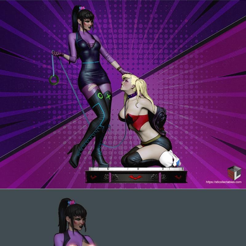 Punchline与Harley 3D打印模型|Punchline and Harley – 3D Print Model STL