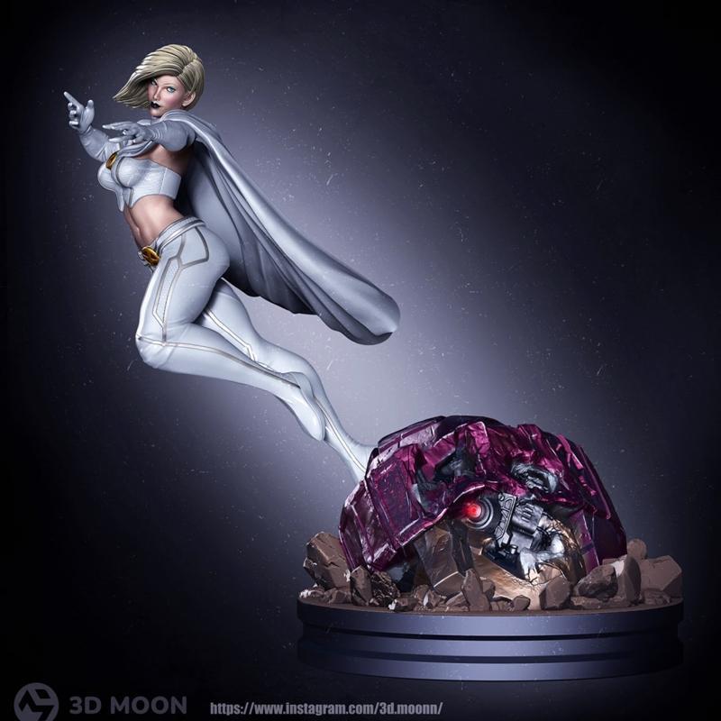 X战警 伊芙·弗罗斯特 3D打印模型|X-Men Emma Frost – 3D Print Model STL
