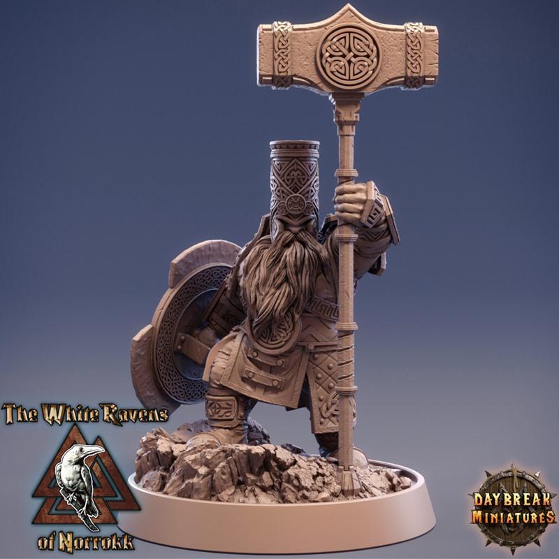 白鸦之影：诺罗克清晨微缩模型|Daybreak Miniatures – The White Ravens of Norrokk – 3D Print Model STL