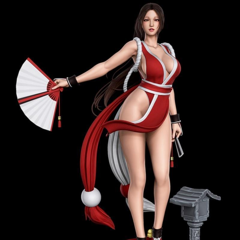 Mai Shiranui 3D打印模型|Mai Shiranui – 3D Print Model STL
