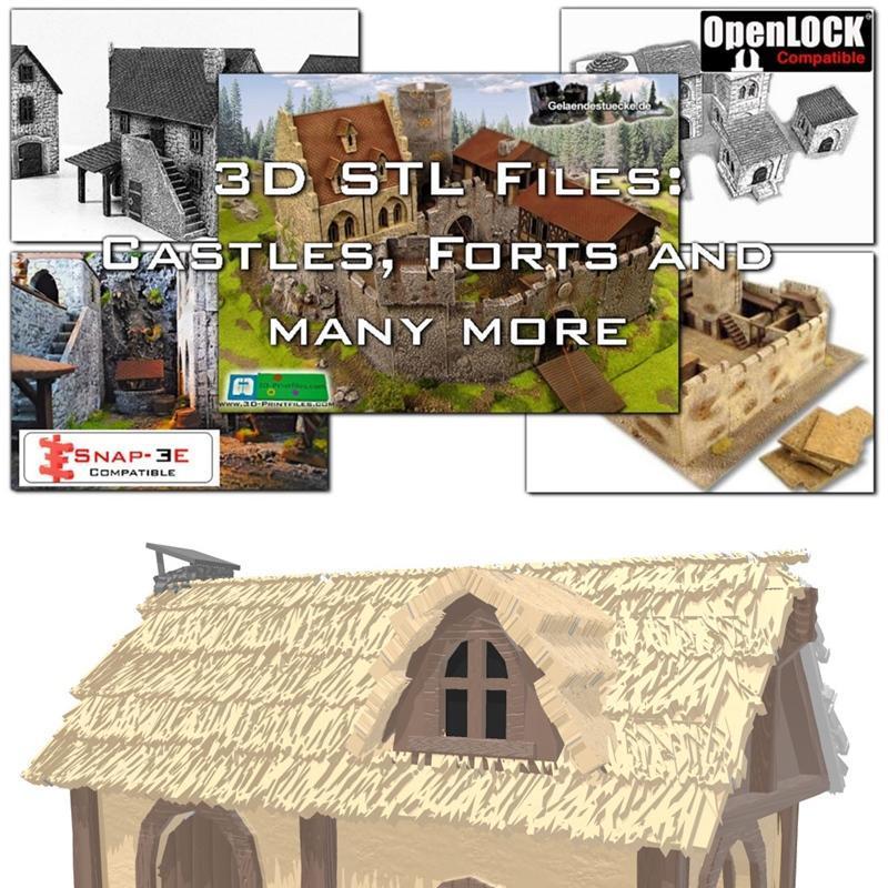 城堡与要塞——3D打印模型|Castles and Forts – 3D Print Model STL