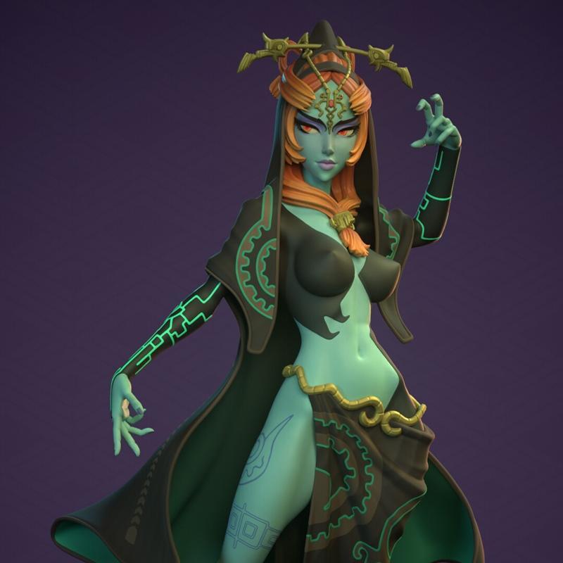 Dinamuuu3D - 真实中纳 - 3D打印模型|Dinamuuu3D – True Midna – 3D Print Model STL