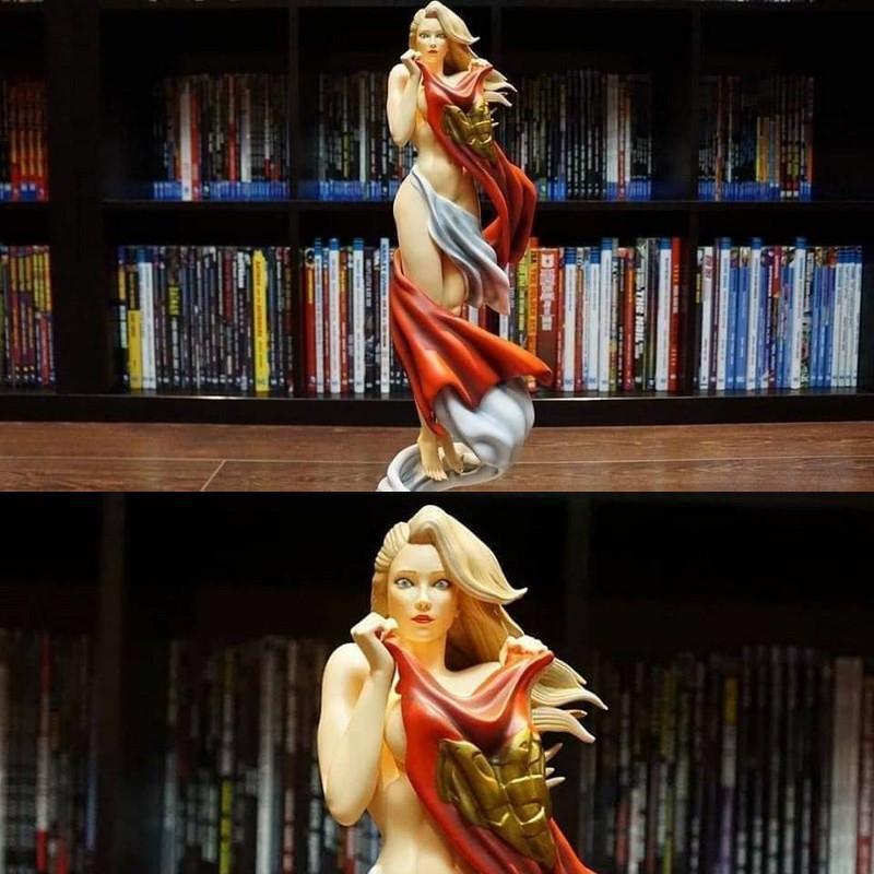 超级女孩雕像 - 3D打印模型|Super Girl Statue – 3D Print Model STL