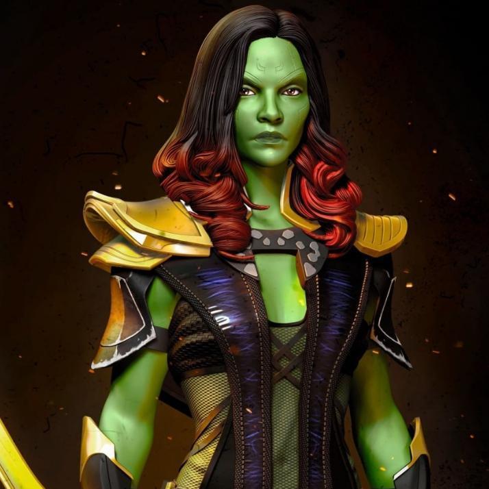 Gamora 3D打印模型|Gamora – 3D Print Model STL