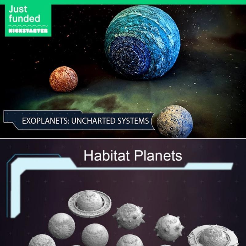 系外行星未charted系统——3D打印模型STL|Exoplanets Uncharted Systems – 3D Print Model STL