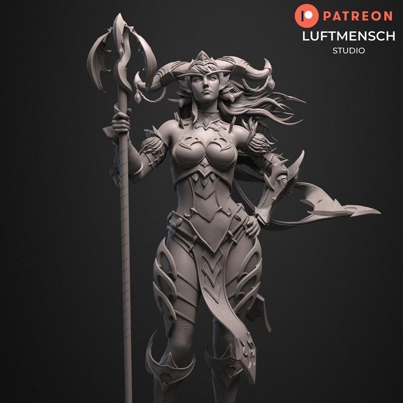 亚历山德拉——3D打印模型|Alexstrasza – 3D Print Model STL