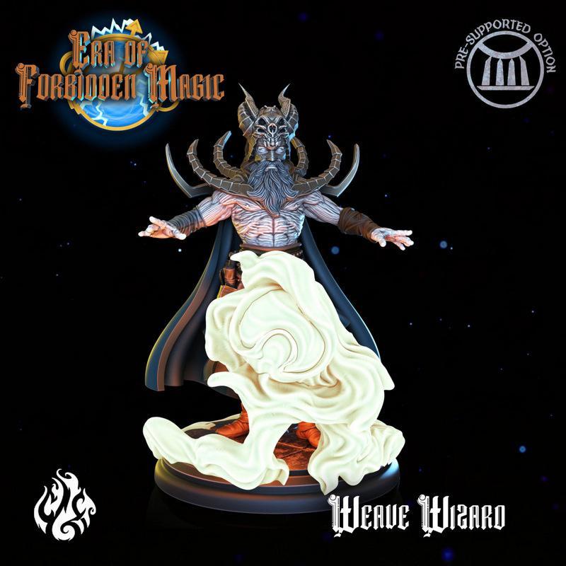 禁术时代魔法编织师3D打印模型|Crippled God Foundry – Era of Forbidden Magic – Weave Wizards – 3D Print Model STL