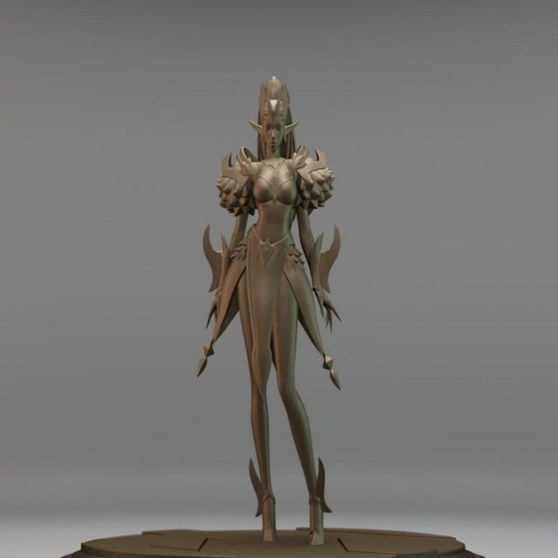 塞尔纳  Mobile Legends 3D打印模型|Selena Zodiac – Mobile Legends Bang Bang Bang – 3D Print Model STL