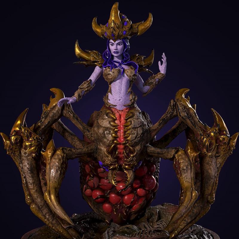 蜘蛛女王 3D打印模型|Spider Queen by Hold My Miniatures – 3D Print Model STL