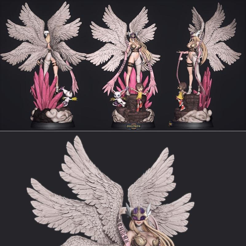 Digimon 3D打印模型|Angewomon – Digimon – 3D Print Model STL