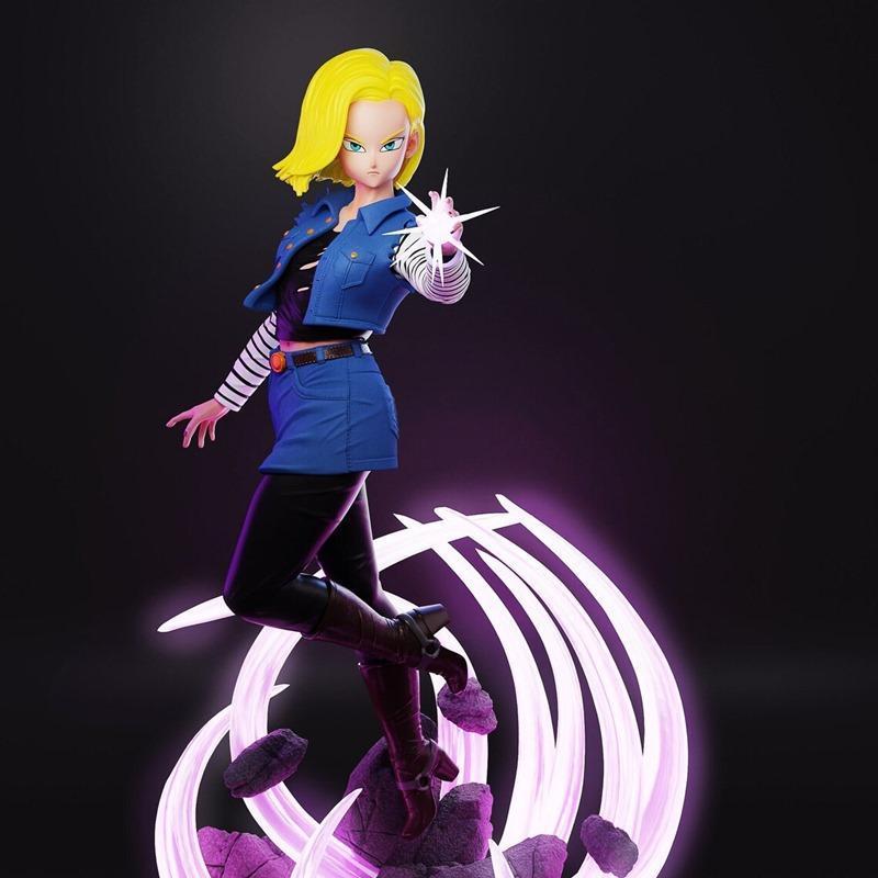 Android 18 3D打印模型 STL|Android 18 – 3D Print Model STL