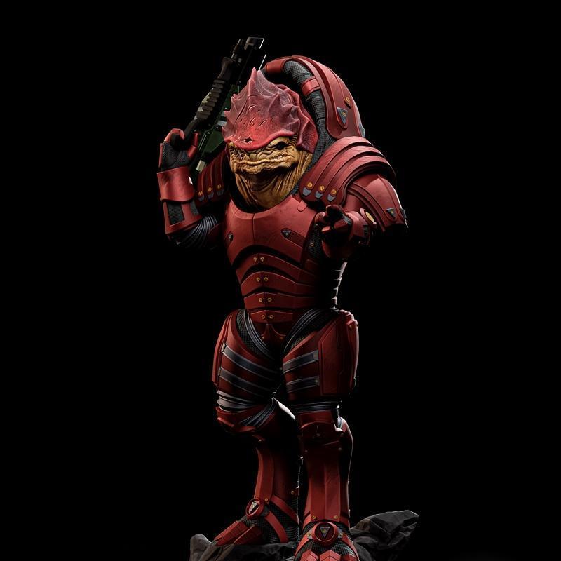 WREX质量效应 3D打印模型|WREX Mass Effect – 3D Print Model STL