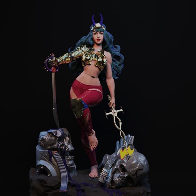 白魔法师 - 3D打印模型 STL|Feiticeira Branca – 3D Print Model STL