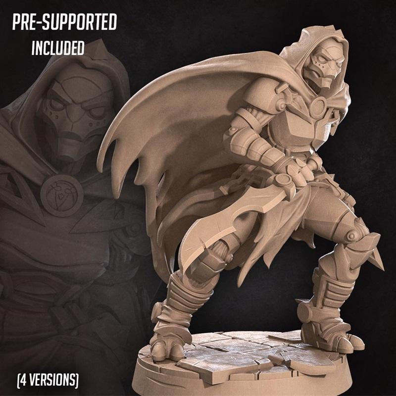 3D打印战甲游侠与盗贼模型|Warforged Ranger and Rogue – 3D Print Model STL