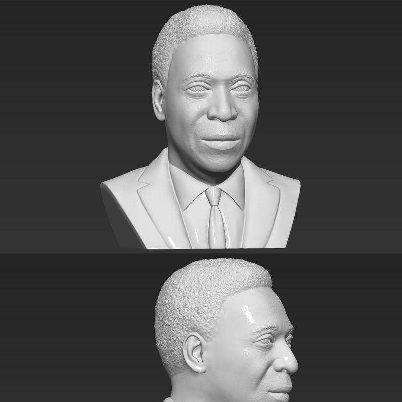 佩莱雕像 3D打印模型 STL|Pele Bust – 3D Print Model STL