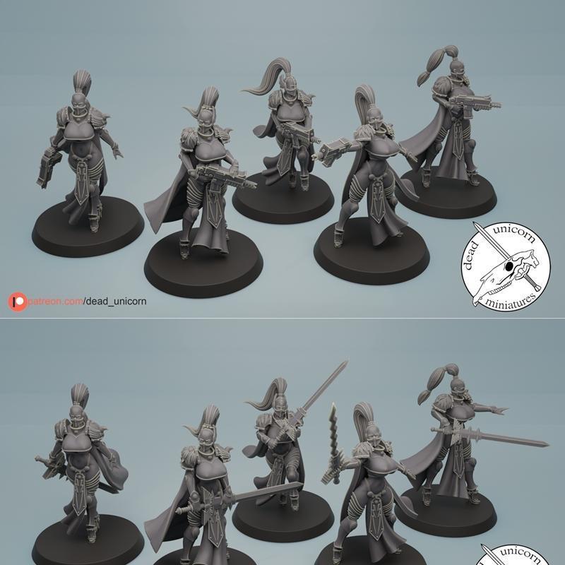 静谧姐妹——3D打印模型|Quiet Sisters – 3D Print Model STL