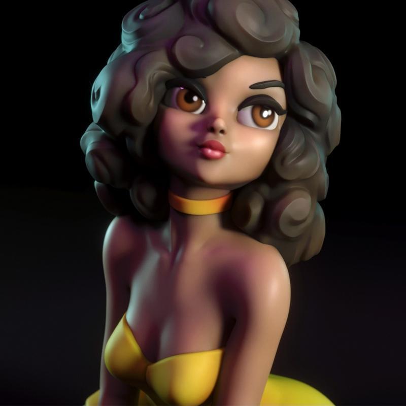 托里达迷你裙 3D打印模型|Judith – Torrida Minis – 3D Print Model STL