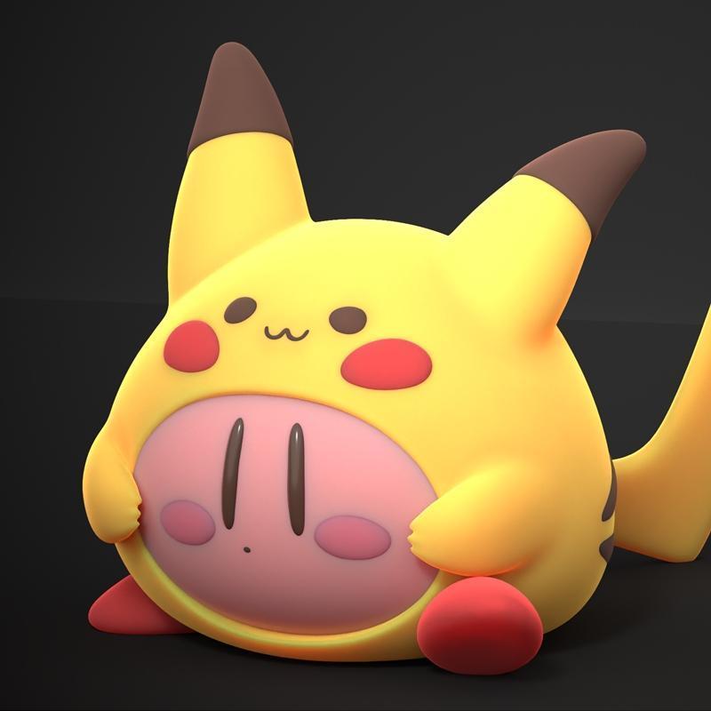 皮卡3D打印模型|Kirby Pika – 3D Print Model STL