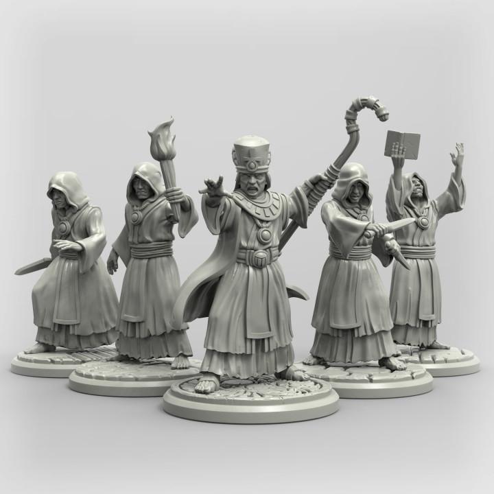 爬行混沌的追随者——3D打印模型|Acolytes of the Crawling Chaos – 3D Print Model STL
