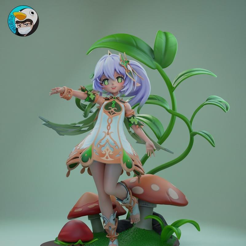 原神娜维娅 3D打印模型 STL|Genshin Impact Nahida – 3D Print Model STL